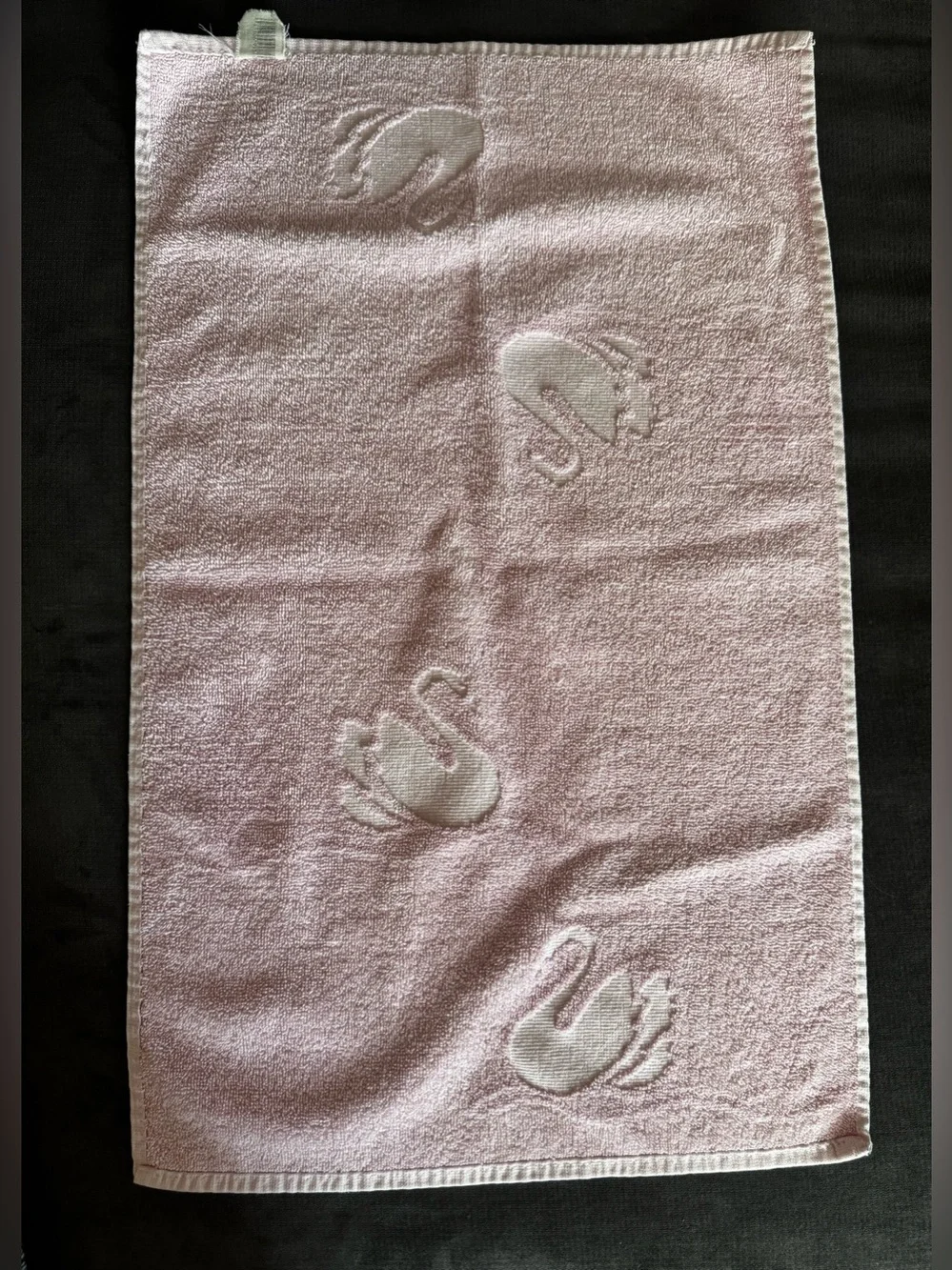 Swan Hand Towel Vintage